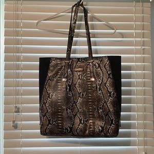 Fake Snake Skin Strapped bag with Mini purse